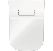 Capac de toaletă alb văzut de sus