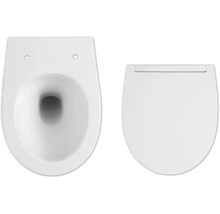 Vas WC ceramic cu capac de toaletă