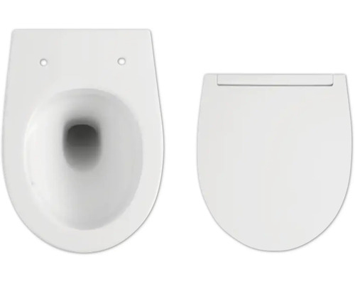 Vas WC ceramic cu capac de toaletă