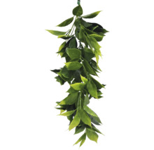 Plantă artificială suspendată cu frunze verzi pentru decor interior
