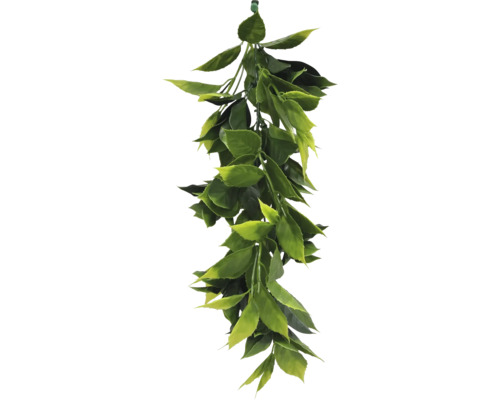 Plantă artificială suspendată cu frunze verzi pentru decor interior