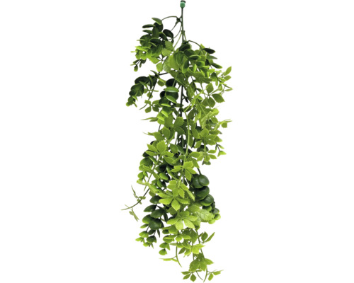 Plantă artificială suspendată cu frunze verzi pentru decorare