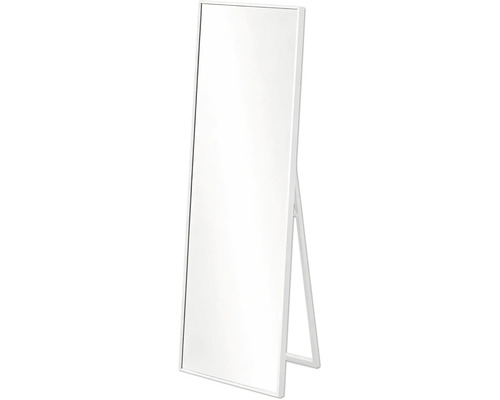 Oglindă dreptunghiulară cu ramă albă