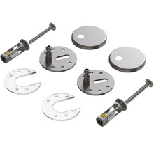 Material de fixare pentru un WC suspendat în detaliu