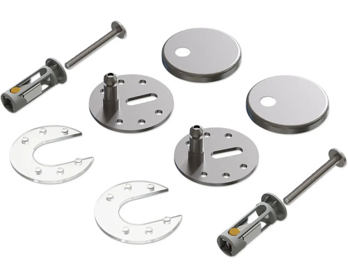 Material de fixare pentru un WC suspendat în detaliu