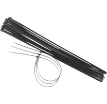 Legături de cabluri negre într-un pachet