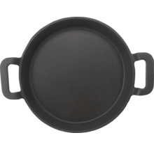 Tigaie rotundă din fontă cu mânere