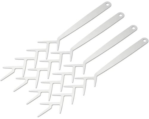 Mai multe ancore metalice pentru stâlpi