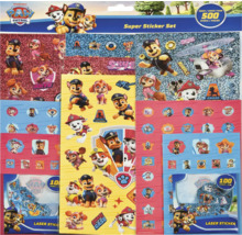 Set Super Autocolante Paw Patrol cu peste 500 de bucăți.