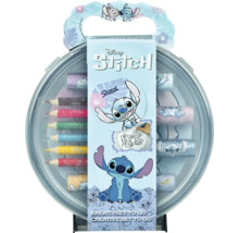 Set creativ Disney Stitch pentru luat cu tine, cu creioane și pagini de colorat