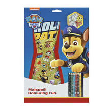 Set de colorat Paw Patrol cu creioane cerate