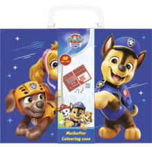 Valiză de colorat Paw Patrol cu 40 de piese
