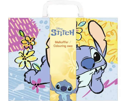 Valiză de colorat cu motiv Stitch
