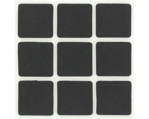 Nouă glisiere pătrate din pâslă pentru mobilă