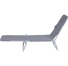 Șezlong din metal și material textil