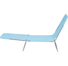 Șezlong de plajă cu cadru și husă