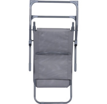 Scaun de camping pliabil cu tapițerie textilă