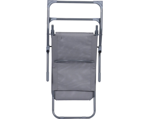 Scaun de camping pliabil cu tapițerie textilă