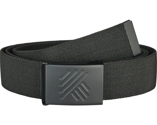 Curea neagră din material textil cu cataramă metalică
