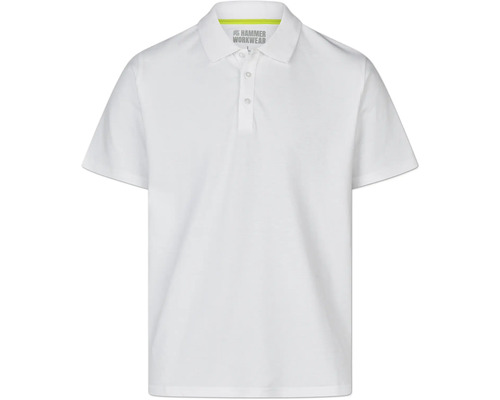 Tricou polo Hammer Workwear, alb, mărimea L buc