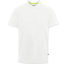 Tricou polo alb
