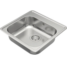 Chiuvetă din oțel inoxidabil cu garnitură de scurgere
