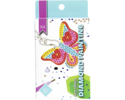 Diamond Painting breloc fluture set creativ