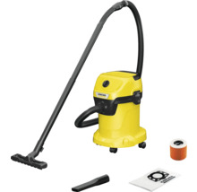 Aspirator universal galben Kärcher cu accesorii