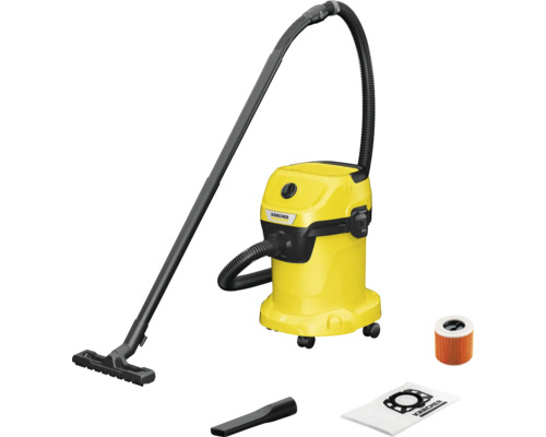 Aspirator universal galben Kärcher cu accesorii