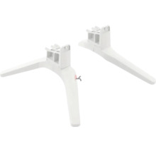 Două suporturi TV albe