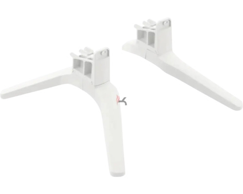 Două suporturi TV albe