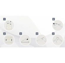 Instrucțiuni de montaj pentru un picior de aparat în șase pași