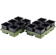 Ghivece de răsad în set cu tavă de răsad