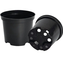 Două ghivece de flori din plastic