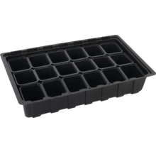 Tavă de însămânțare cu 18 compartimente pentru cultivarea plantelor