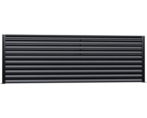 Gard de grădină din lamele orizontale