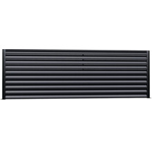 Gard metalic cu lamele orizontale