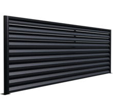 Gard de confidențialitate din lamele orizontale