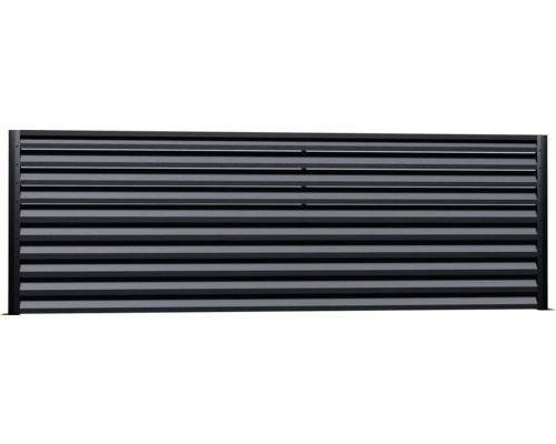 Elemente orizontale metalice de gard pentru grădină