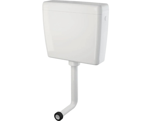 Rezervor WC cu montaj aparent și conductă de spălare