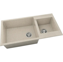 Chiuvetă cu două cuve din piatră