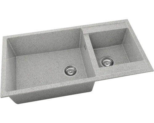 Chiuvetă de bucătărie din granit cu două cuve
