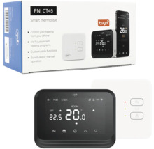 Termostat inteligent PNI CT45 cu afișaj digital pentru controlul încălzirii de pe smartphone