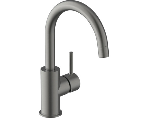 Baterie de bucătărie din metal cu gât înalt