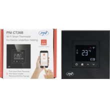 Termostat inteligent PNI CT26B Wi-Fi pentru încălzire electrică prin pardoseală