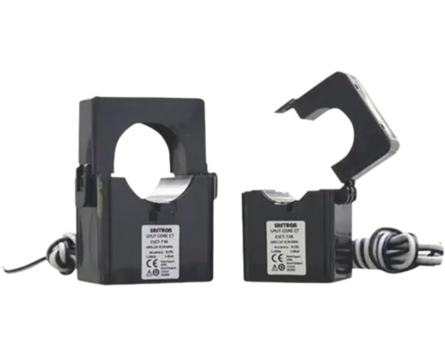 Doi transformatori de curent cu miez divizat pentru măsurători electrice