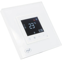 Termostat de cameră alb cu afișaj digital