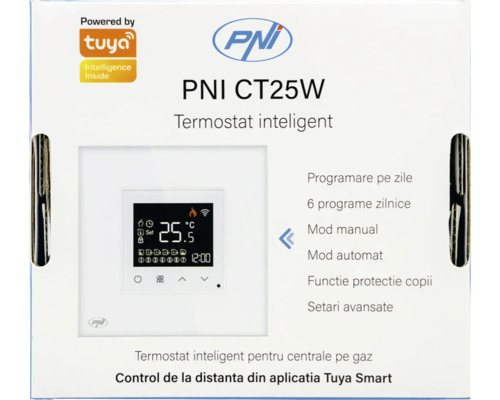 Termostat inteligent PNI CT25W pentru centrale pe gaz