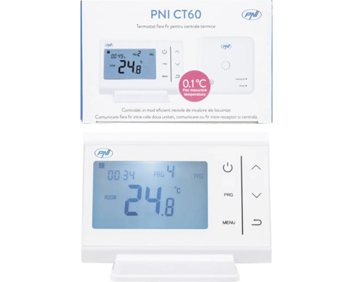 Termostat PNI CT60 pentru controlul wireless al sistemelor de incalzire
