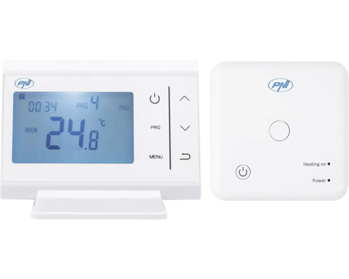 Termostat programabil PNI cu ecran LCD și receptor